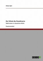 Schutz des Pseudonyms