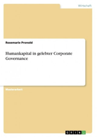 Humankapital in Gelebter Corporate Governance