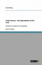 Verb Valency - The dependents of the verb