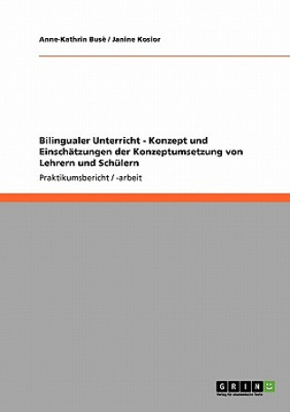 Bilingualer Unterricht - Konzept und Einschatzungen der Konzeptumsetzung von Lehrern und Schulern