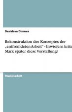Rekonstruktion Des Konzeptes Der 