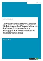 Wahler werden immer wahlerischer - Die Entwicklung des Wahlerverhaltens bei Reichs- und Bundestagswahlen in Abhangigkeit von Medienverhalten und polit