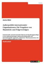 Außenpolitik internationaler Organisationen: Die Vorgaben von Maastricht und Folgeverträgen