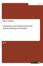 Gründung eines Fördervereins der Volkshochschule als Projekt