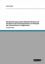 Einwirkung privater Sicherheitsfirmen auf die Reform des Sicherheitssektors am Beispiel der Polizeireform in Afghanistan
