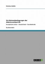 Die Rahmenbedingungen der Arbeitsmarktpolitik