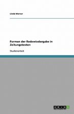 Formen der Redewiedergabe in Zeitungstexten