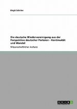 deutsche Wiedervereinigung aus der Perspektive deutscher Parteien - Kontinuitat und Wandel