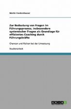Zur Bedeutung von Fragen im Fuhrungsprozess, insbesondere systemischer Fragen als Grundlage fur effizientes Coaching durch Fuhrungskrafte