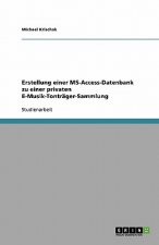 Erstellung einer MS-Access-Datenbank zu einer privaten E-Musik-Tontrager-Sammlung