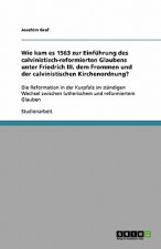 Wie kam es 1563 zur Einfuhrung des calvinistisch-reformierten Glaubens unter Friedrich III. dem Frommen und der calvinistischen Kirchenordnung?