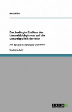 bedingte Einfluss des Umweltlobbyismus auf die Umweltpolitik der BRD
