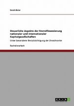 Steuerliche Aspekte der Fremdfinanzierung nationaler und internationaler Kapitalgesellschaften