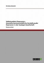 Volkskrankheit Depression. Gesundheitswissenschaftliche Darstellung der Depression in der heutigen Gesellschaft