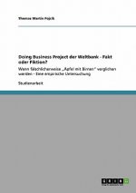 Doing Business Project der Weltbank - Fakt oder Fiktion?