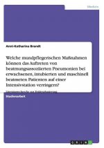 Mundpflegerische Massnahmen zur Verringerung von beatmungsassoziierten Pneumonien auf der Intensivstation