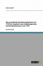 Preu ische Kantonsreglement Von 1733 Im Vergleich Zum Habsburgischen Konskriptionswesen Von 1770