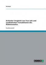 Kritischer Vergleich von True sale und synthetischen Transaktionen des Risikotransfers