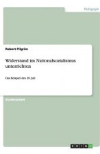 Widerstand im Nationalsozialismus unterrichten