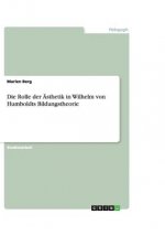 Rolle der AEsthetik in Wilhelm von Humboldts Bildungstheorie