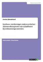 Synthese zweikerniger, makrocyclischer Anionen-Rezeptoren mit schaltbaren Koordinationsgeometrien