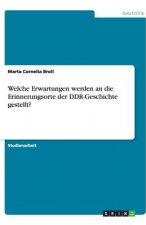 Welche Erwartungen werden an die Erinnerungsorte der DDR-Geschichte gestellt?