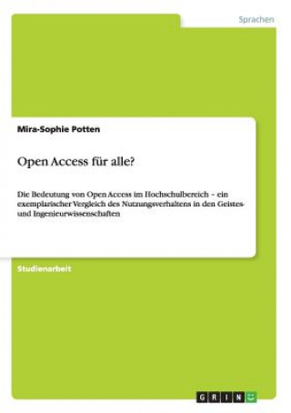 Open Access für alle?