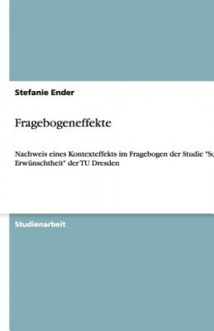 Fragebogeneffekte