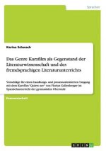 Genre Kurzfilm als Gegenstand der Literaturwissenschaft und des fremdsprachigen Literaturunterrichts