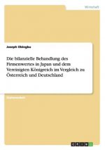 bilanzielle Behandlung des Firmenwertes in Japan und dem Vereinigten Koenigreich im Vergleich zu OEsterreich und Deutschland