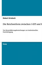 Die Reichsreform zwischen 1495 und 1512