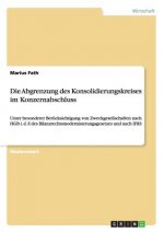 Abgrenzung des Konsolidierungskreises im Konzernabschluss