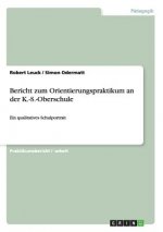 Bericht zum Orientierungspraktikum an der K.-S.-Oberschule