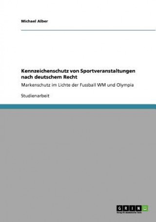 Kennzeichenschutz von Sportveranstaltungen nach deutschem Recht