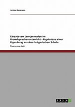 Einsatz von Lernjournalen im Fremdsprachenunterricht - Ergebnisse einer Erprobung an einer bulgarischen Schule