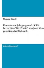 Kunststunde Jahrgangsstufe 3