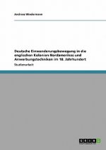 Deutsche Einwanderungsbewegung in die englischen Kolonien Nordamerikas und Anwerbungstechniken im 18. Jahrhundert