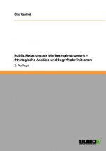 Public Relations als Marketinginstrument - Strategische Ansatze und Begriffsdefinitionen