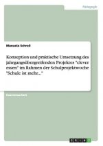 Konzeption und praktische Umsetzung des jahrgangsubergreifenden Projektes clever essen im Rahmen der Schulprojektwoche Schule ist mehr...