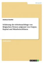 Schatzung der Arbeitsnachfrage von Belgischen Firmen aufgrund von Output, Kapital und Mitarbeiterloehnen