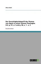 Gerechtigkeitsbegriff des Thomas von Aquin in seiner Summa Theologiae II-II, q. 57, a.1 und q. 58, a. 1 - a. 3