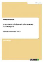 Investitionen in Energie einsparende Technologien