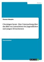 Chorsingen heute - Eine Untersuchung über das Bild von Laienchören bei Jugendlichen und jungen Erwachsenen