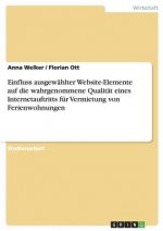 Einfluss ausgewahlter Website-Elemente auf die wahrgenommene Qualitat eines Internetauftritts fur Vermietung von Ferienwohnungen