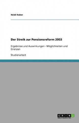 Streik zur Pensionsreform 2003
