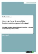 Corporate Social Responsibility - Institutionalisierung durch Beratung?