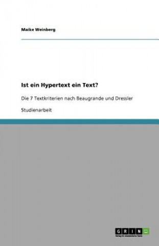 Ist ein Hypertext ein Text?
