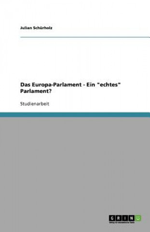 Europa-Parlament - Ein echtes Parlament?