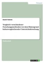 Vergleich verschiedener Forschungsmethoden vor dem Hintergrund kulturvergleichender Unterrichtsforschung
