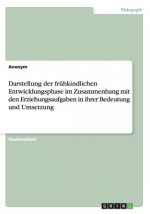 Darstellung der frühkindlichen Entwicklungsphase im Zusammenhang mit den Erziehungsaufgaben in ihrer Bedeutung und Umsetzung